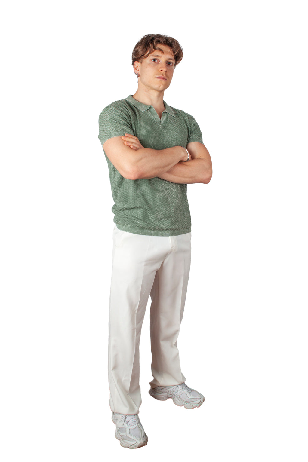 Polo V Right Size Green