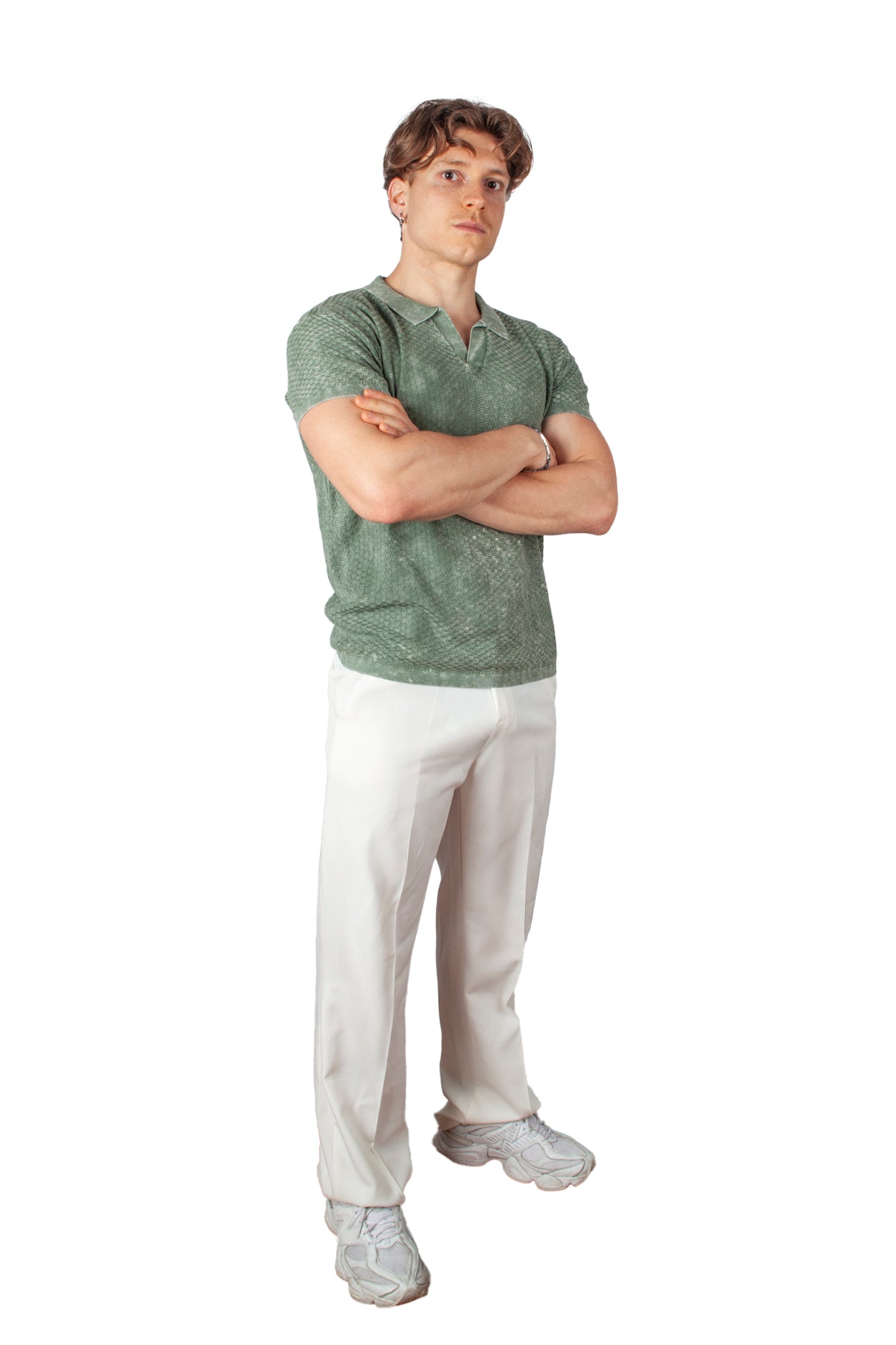 Polo V Right Size Green