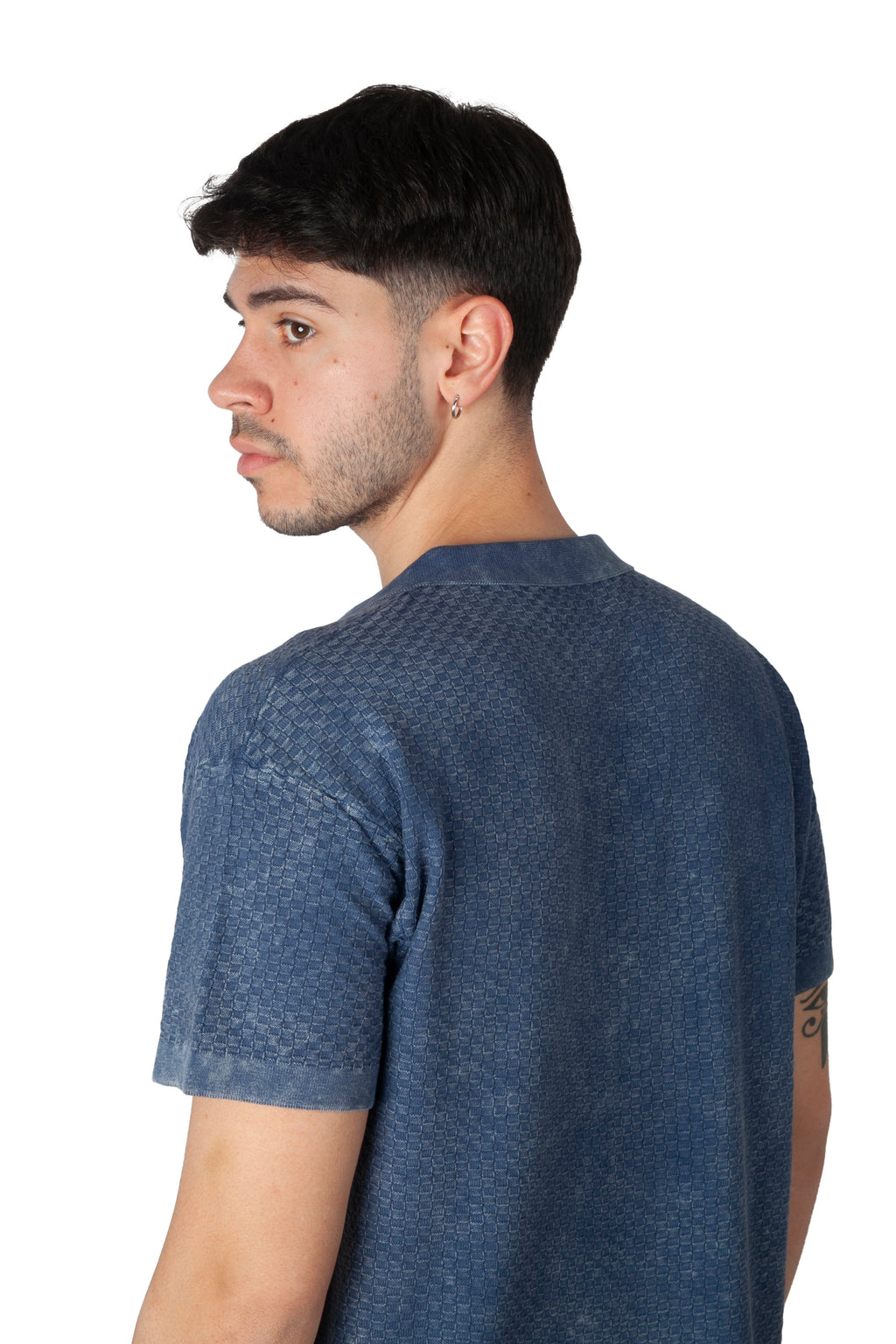 Polo V Righ Size Marble Blu