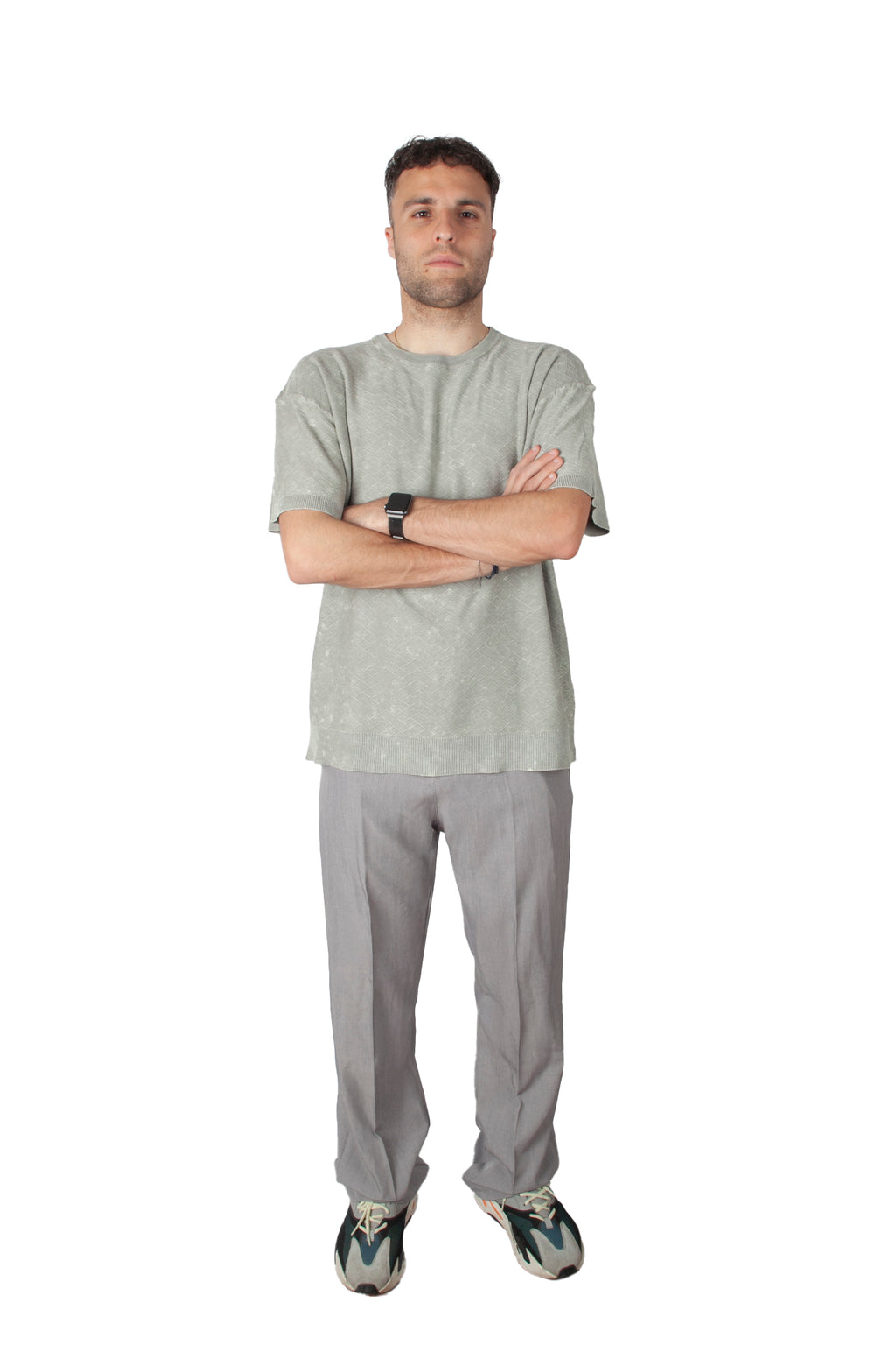 Pantalone Palazzo Perfect Fit Gray