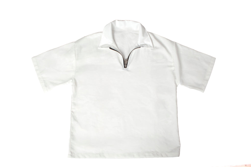 Polo ZIP White
